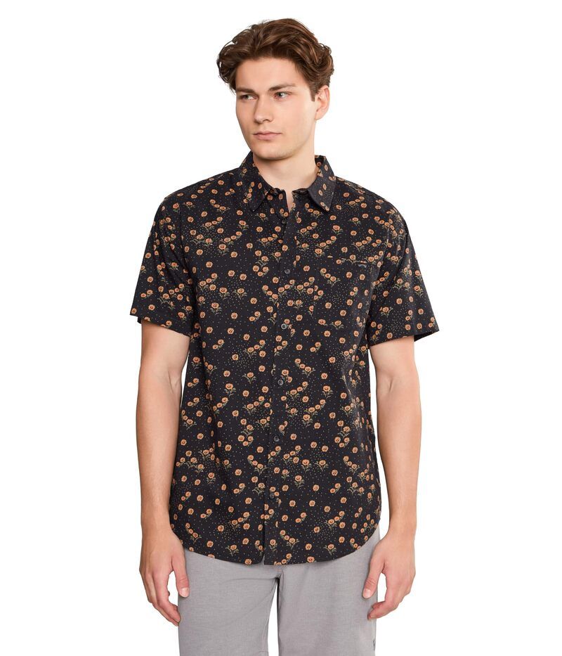 ビラボン メンズ トップス シャツ ミニ Billabong Sundays Mini Short Sleeve Black ブラック