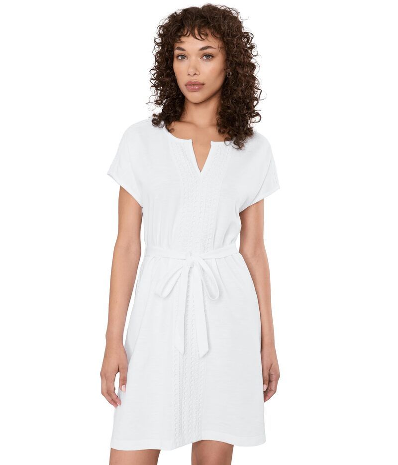 トッミーバハマ レディース トップス ワンピース レーストリム レース Tommy Bahama Sunset Harbor Lace Trim Dress White ホワイト