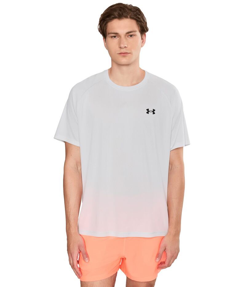 アンダーアーマー メンズ トップス シャツ Under Armour Tech Textured Short Sleeve TShirt Distant GrayBl グレー