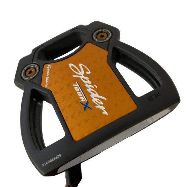 【中古】 テーラーメイド Spider TOUR X X3 BLACK 34インチ パター PT スチール (フレックスその他) メンズ 男性用 右利き 右用 Bランク ゴルフクラブ