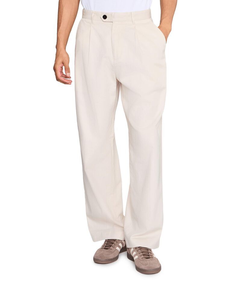 オールセインツ メンズ ボトムス カジュアルパンツ Allsaints Midas Trousers Tern White ホワイト