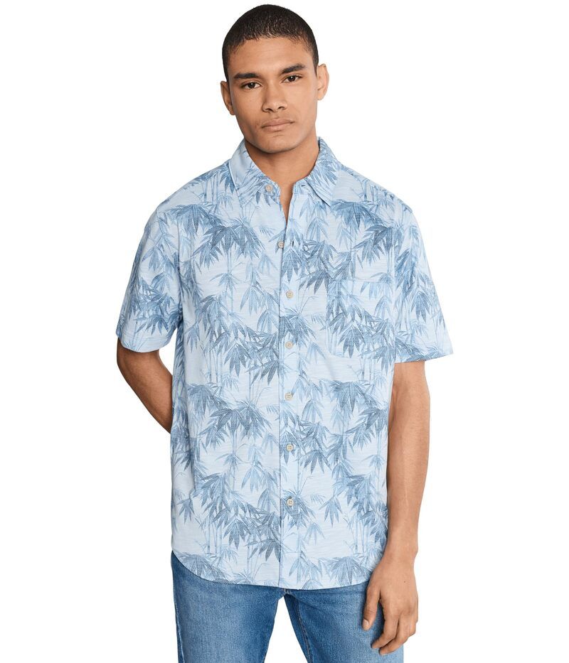 トッミーバハマ メンズ トップス シャツ Tommy Bahama San Lucio Tides Bamboo SS Opal Surf