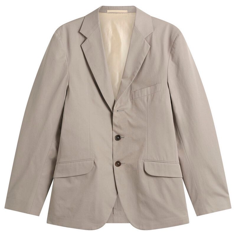 ジル・サンダー メンズ アウター ジャケット・ブルゾン レギュラーフィット コットン ブレザー Jil Sander Cotton Regular Fit Blazer Ash Grey グレー