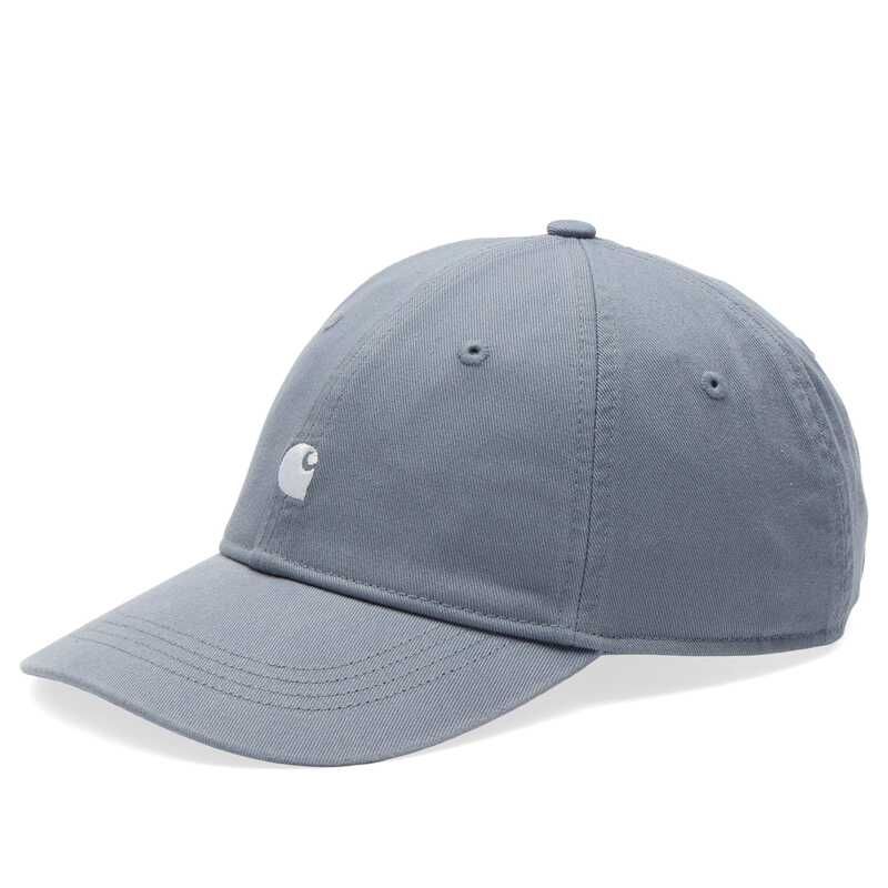 カーハート メンズ アクセサリー 帽子 キャップ ロゴ Carhartt WIP Madison Logo Cap Shady Blue White ホワイト