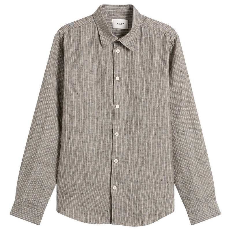 NN07 メンズ トップス シャツ NN07 Enzo Stripe Shirt Clay Stripe ストライプ