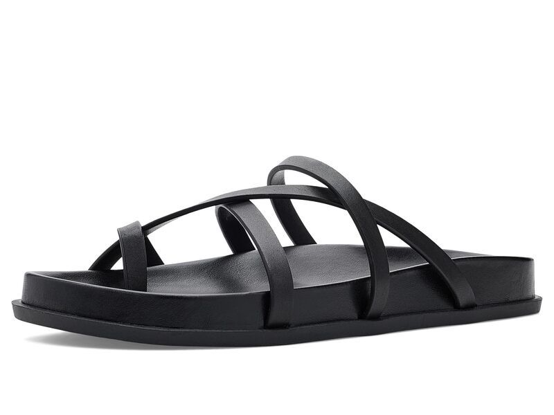 カルバンクライン レディース シューズ サンダル Calvin Klein Helden Black Leather ブラック