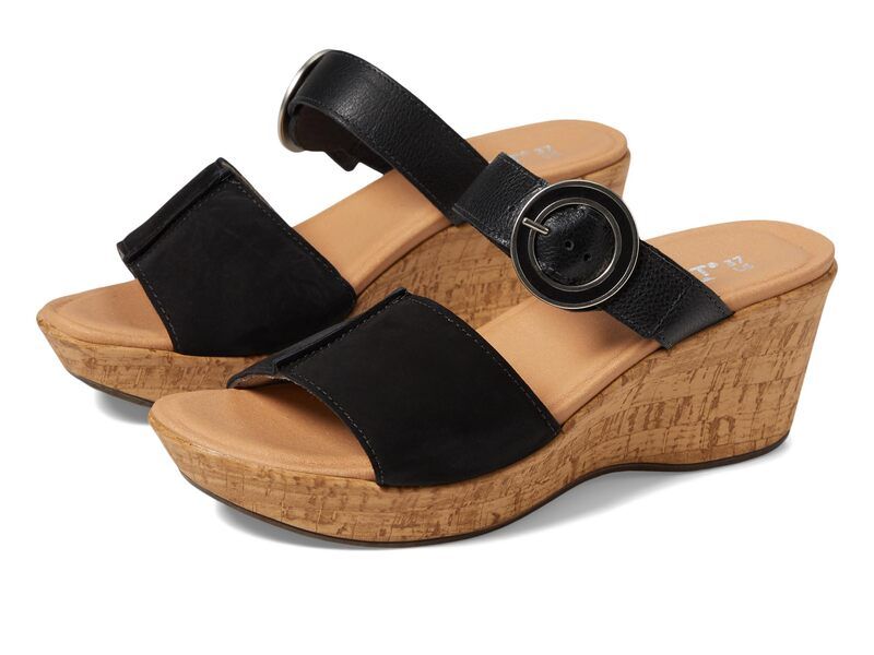 ナオト レディース シューズ サンダル Naot Breezy Black Velvet NubuckSoft Black Leather ブラック