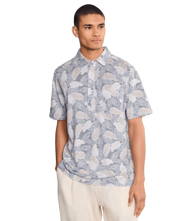 トッミーバハマ メンズ トップス シャツ Tommy Bahama San Lucio Frond Fall Polo Glass Bottle