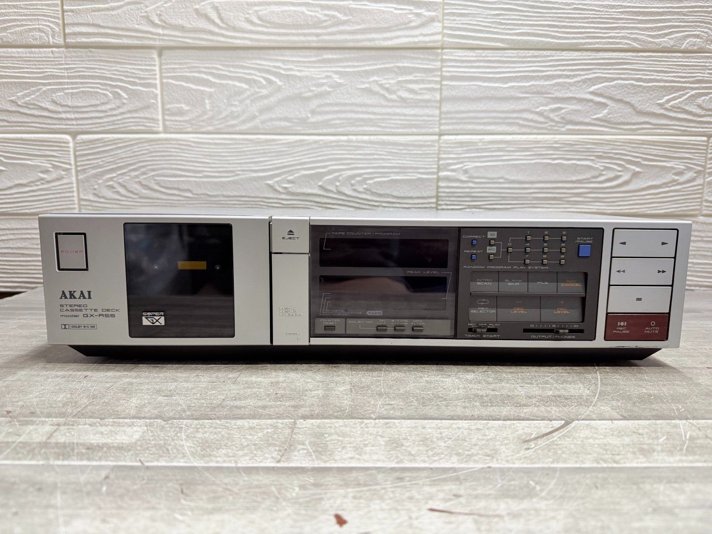 AKAI　　GX-R55ステレオカセットデッキ AKAI GX-R55 ステレオカセットデッキ 赤井電機 オートリバース SUPER
