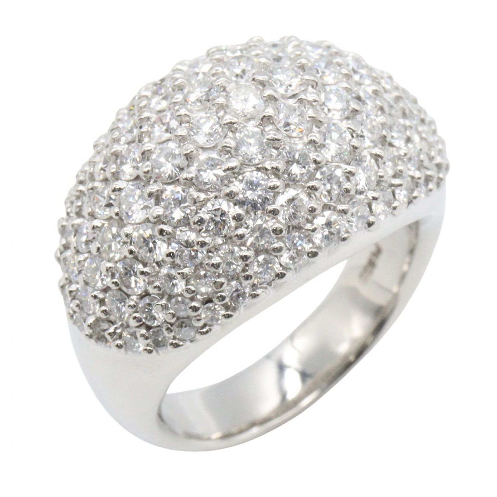 ジュエリー JEWELRY リング・指輪 ダイヤリング ﾀﾞｲﾔ 25.8g #15 Pt900プラチナ ダイヤモンド ダイヤリング レディース Used A