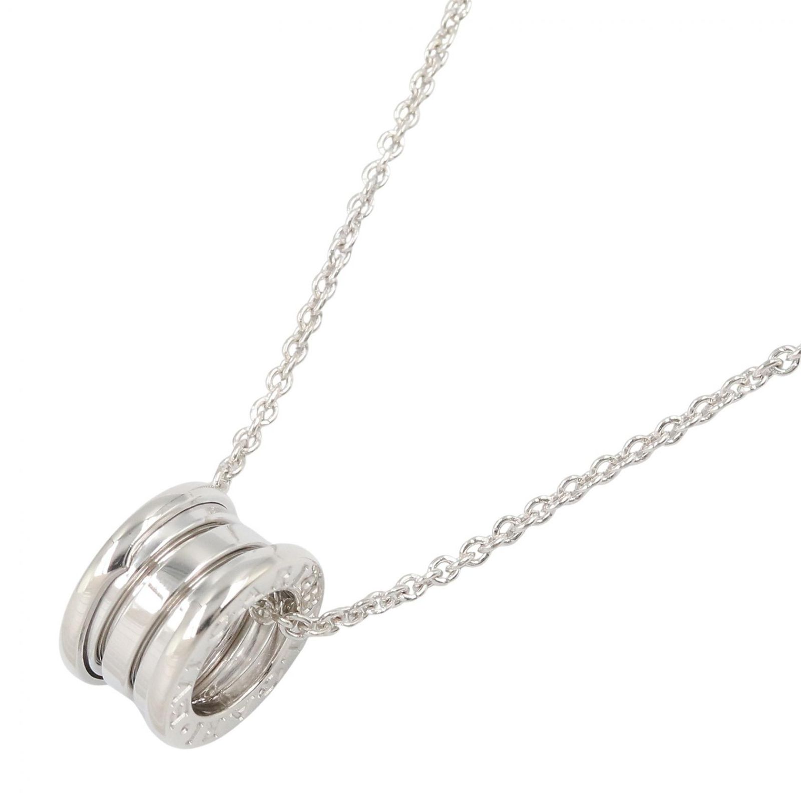 ブルガリ BVLGARI ネックレス B-zero1 ビーゼロワン ネックレス 352815 首回り40.5㎝ K18WG（ホワイトゴールド） B-zero1 ネックレス レディース Used A