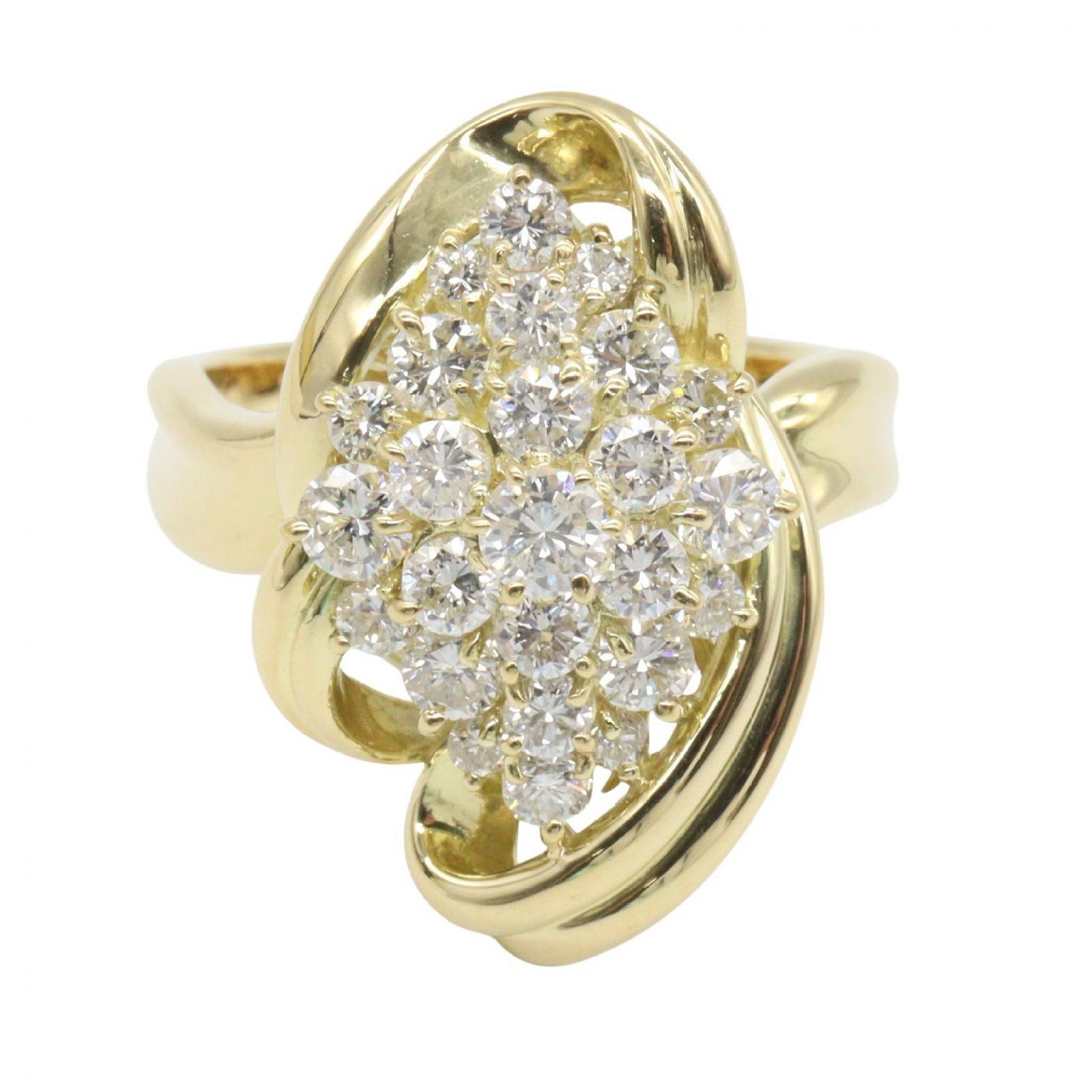 ジュエリー JEWELRY リング・指輪 ダイヤリング ﾀﾞｲﾔ 12.5g #19.5 K18 