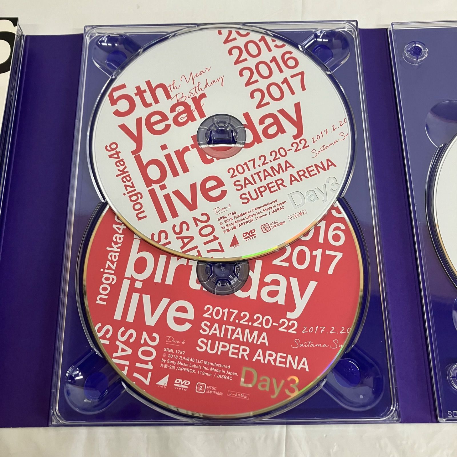 乃木坂46 5th YEAR BIRTHDAY LIVE 2017.2.20-22 未開封特典付き DVD