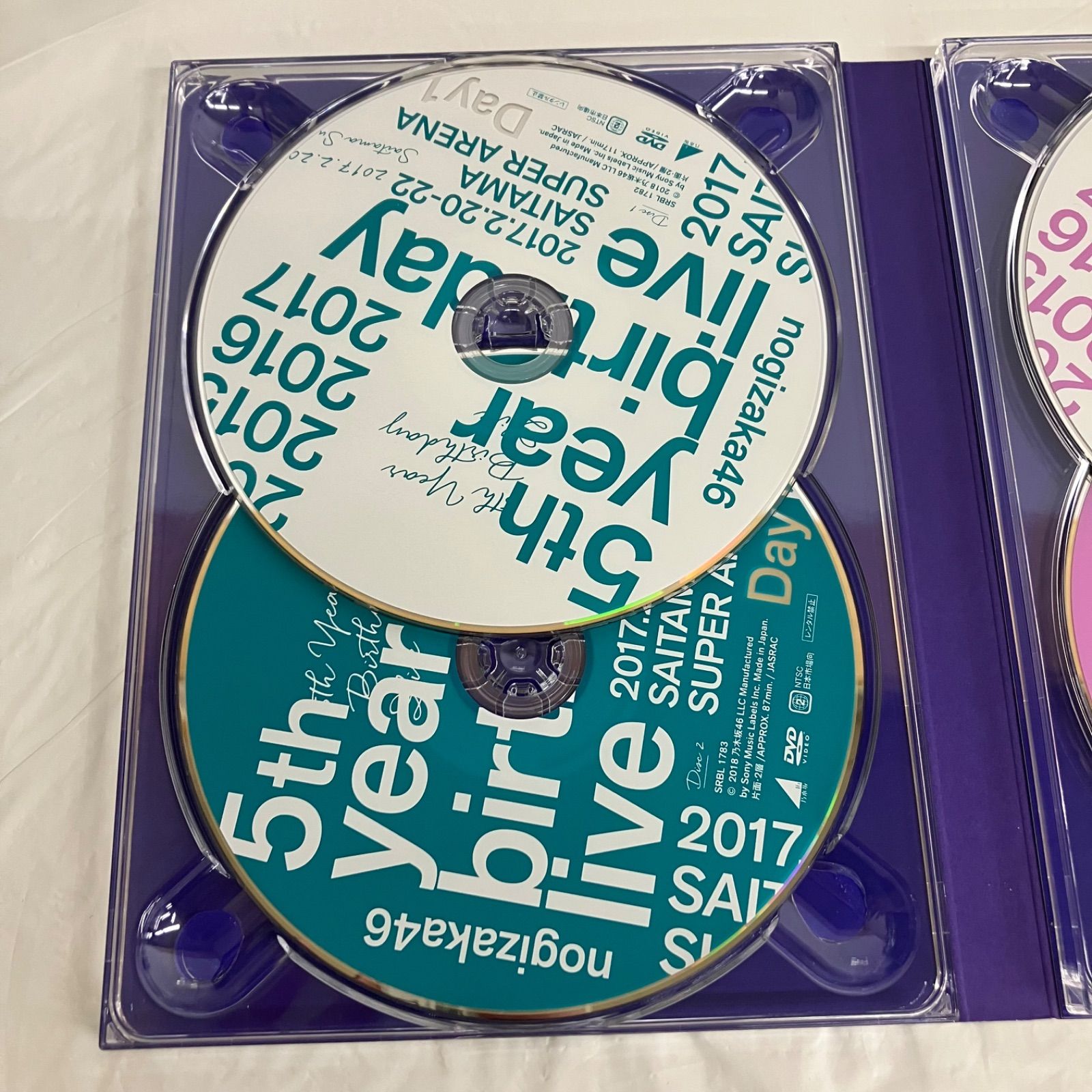 乃木坂46 5th YEAR BIRTHDAY LIVE 2017.2.20-22 未開封特典付き DVD