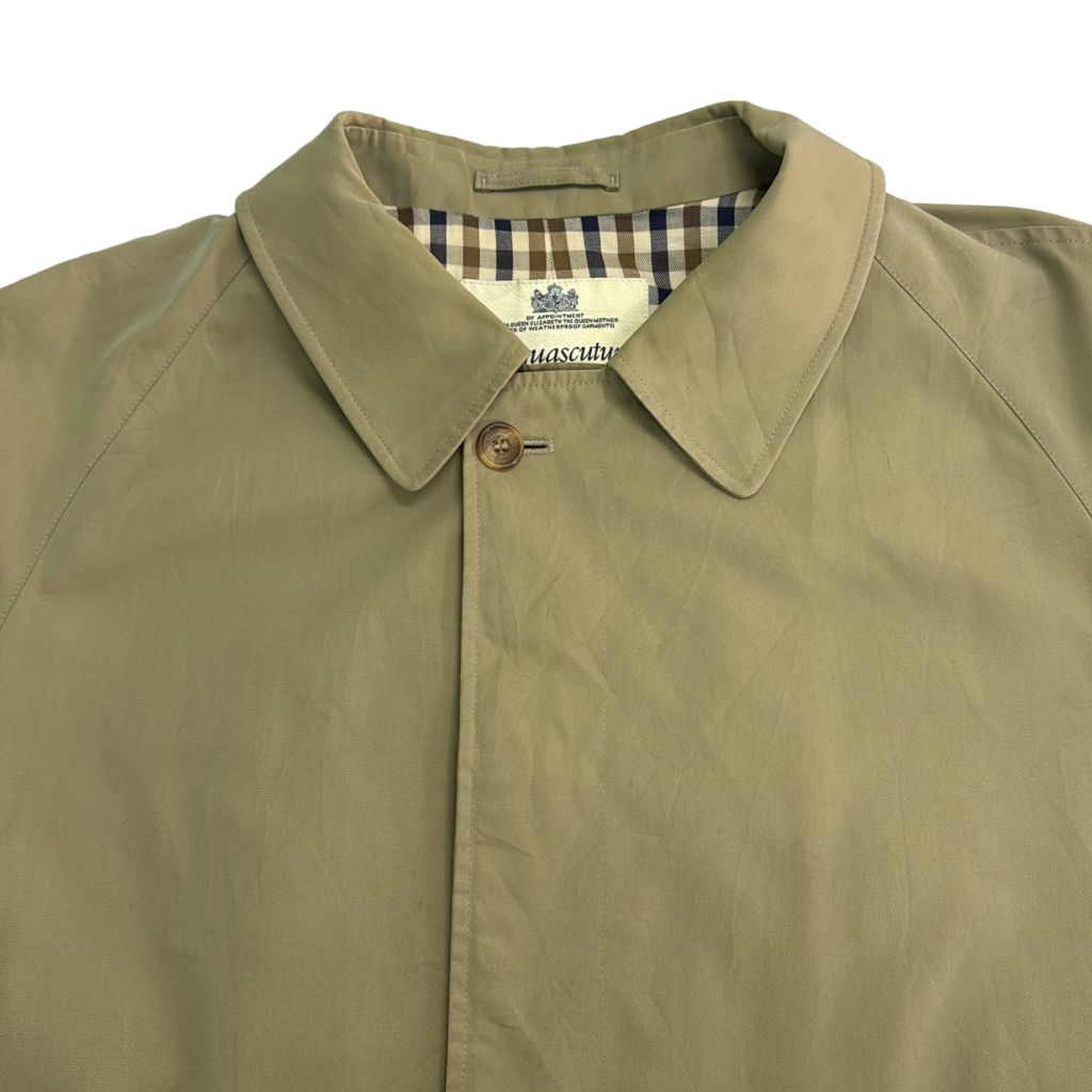 イングランド製 Aquascutum アクアスキュータム ステンカラーコート