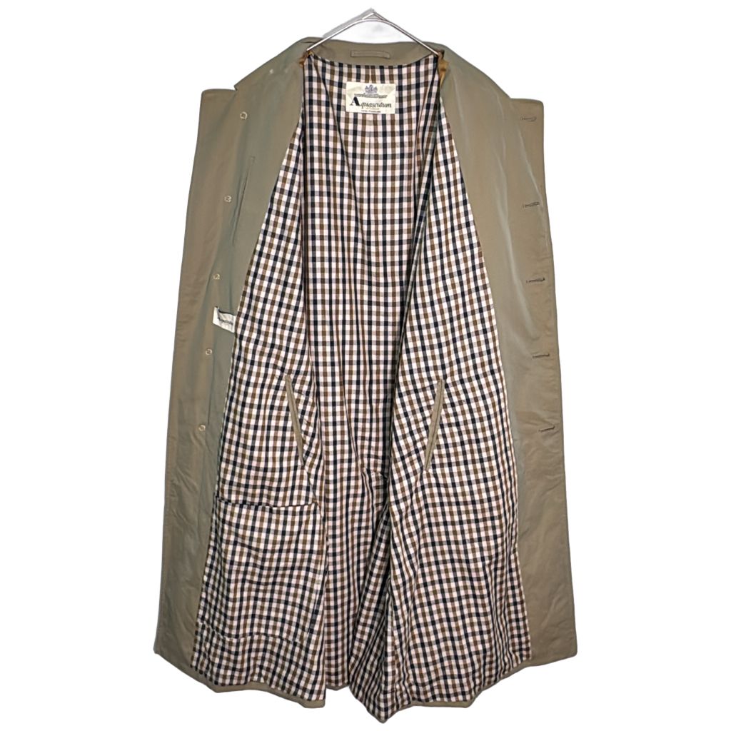 イングランド製 Aquascutum アクアスキュータム ステンカラーコート
