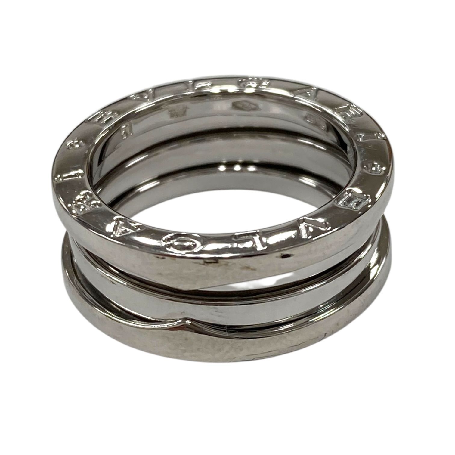 美品】BVLGARI ブルガリ ビーゼロワンリング K18WG 750 8.4g 11号 