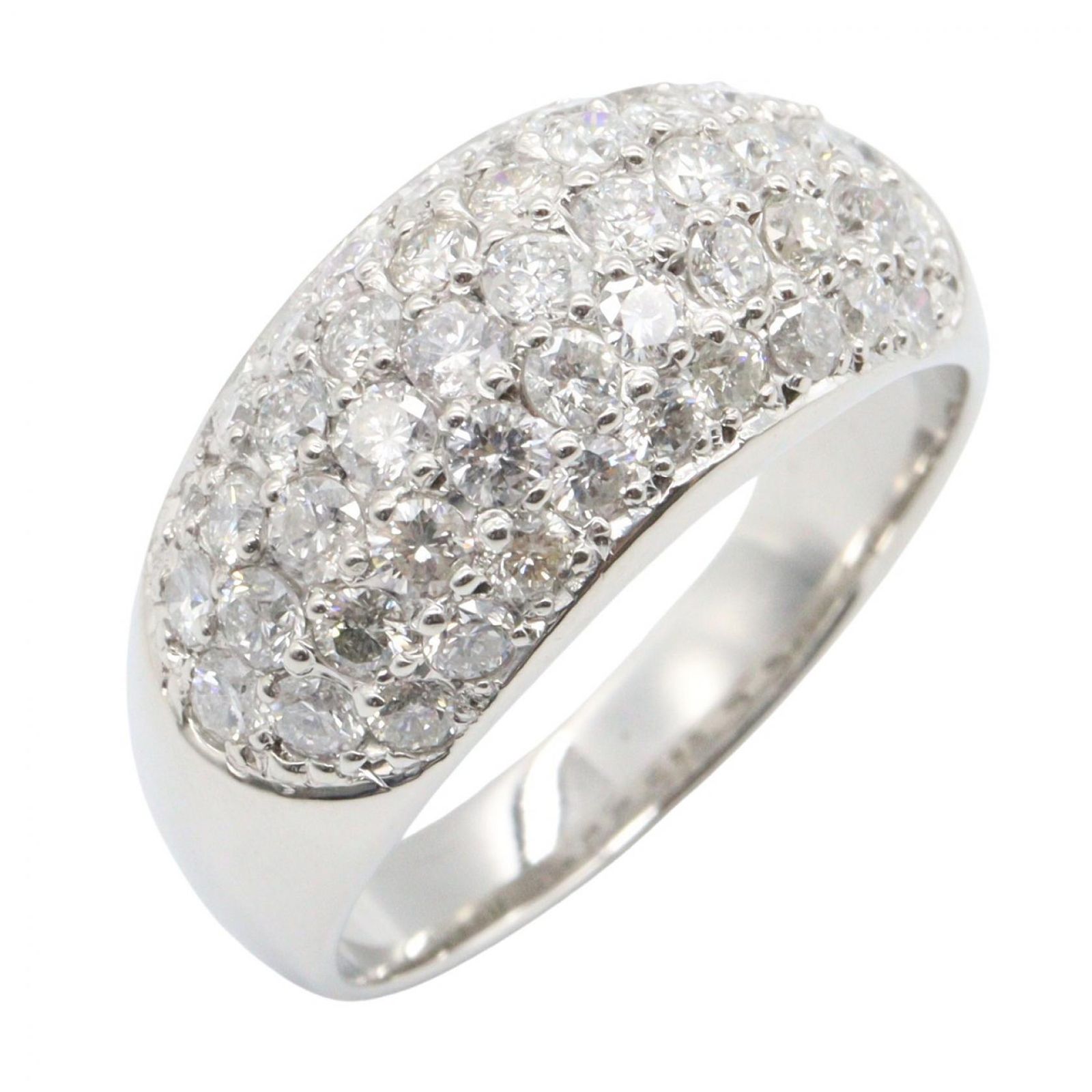 ジュエリー JEWELRY リング・指輪 ダイヤリング ﾀﾞｲﾔ 11.2g #20 Pt900プラチナ ダイヤモンド ダイヤリング レディース Used A