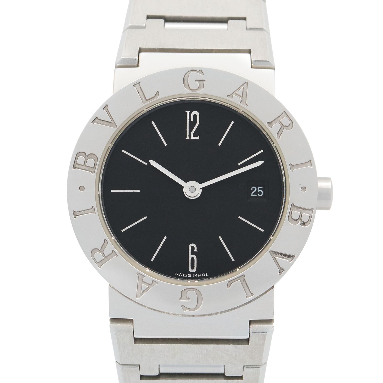 ブルガリ BVLGARI 腕時計 ブルガリ ブルガリ BB26SSD ブラック ステンレススチール ブルガリ ブルガリ レディース Used A