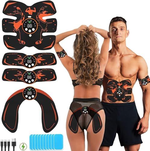 【新品】EMS 腹筋ベルト 最強モデル 腹筋マシーン 8種類モード 29段階強度調整 腹筋パッド 腕ベルト 臀部トレーニング器具 USB充電式 筋トレ トレーニングマシーン 男女兼用 多部位対応 筋肉刺激 ジェルシート10枚付き 液晶表示 0de1deb9