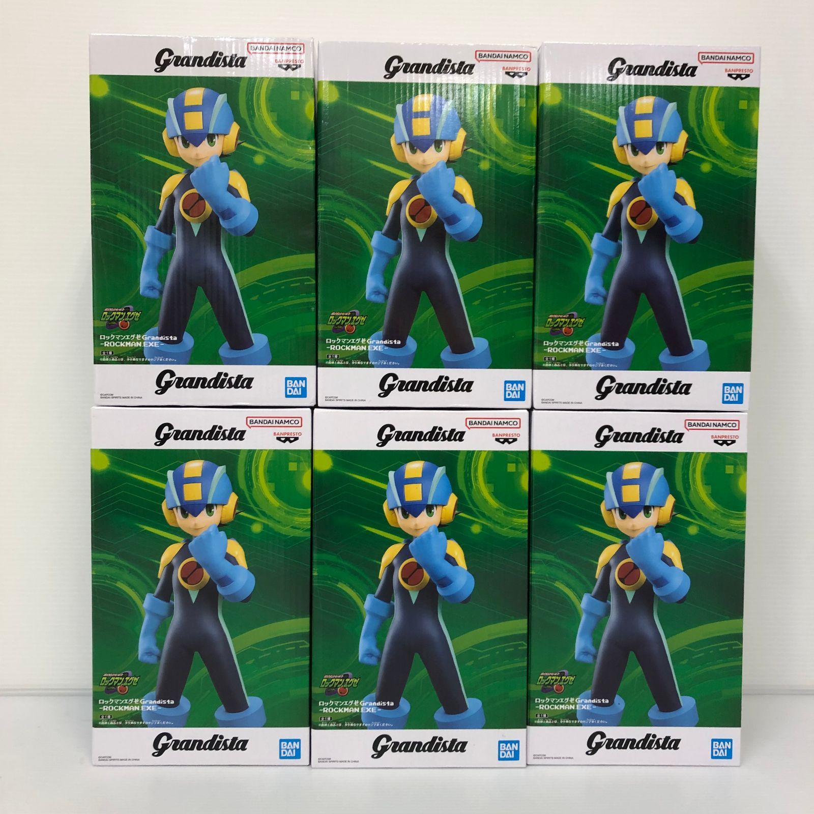 ジャーマン出品 △ ロックマンエグゼ フィギュア 6個セット（※箱ダメージあり） 未開封