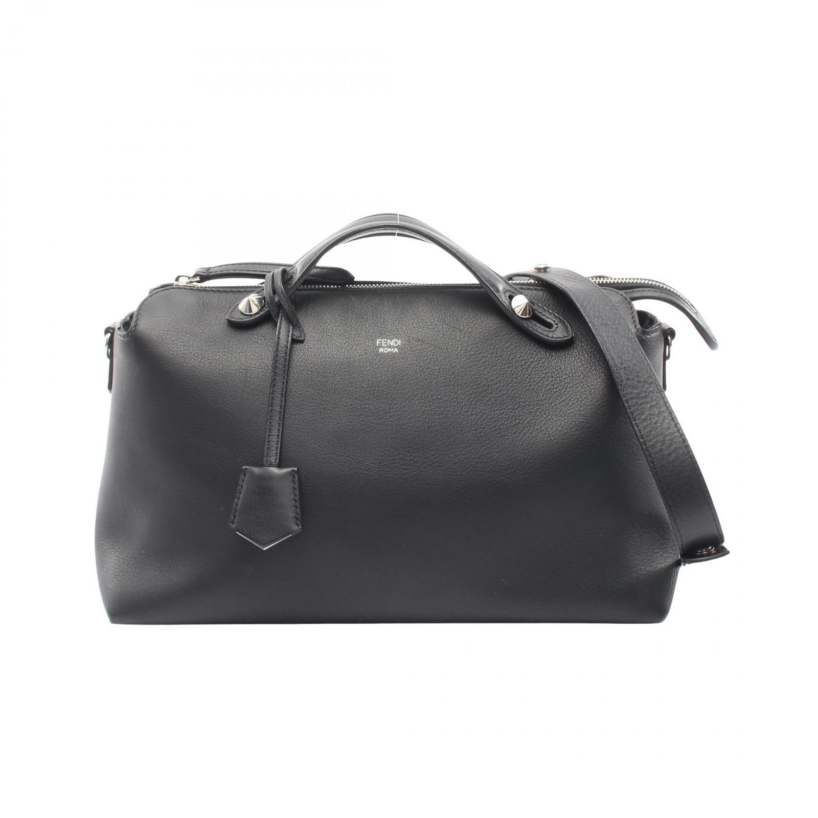 フェンディ FENDI ハンドバッグ バイザウェイ 2WAY 8BL124 ブラック レザー バイザウェイ ラージ レディース Used B