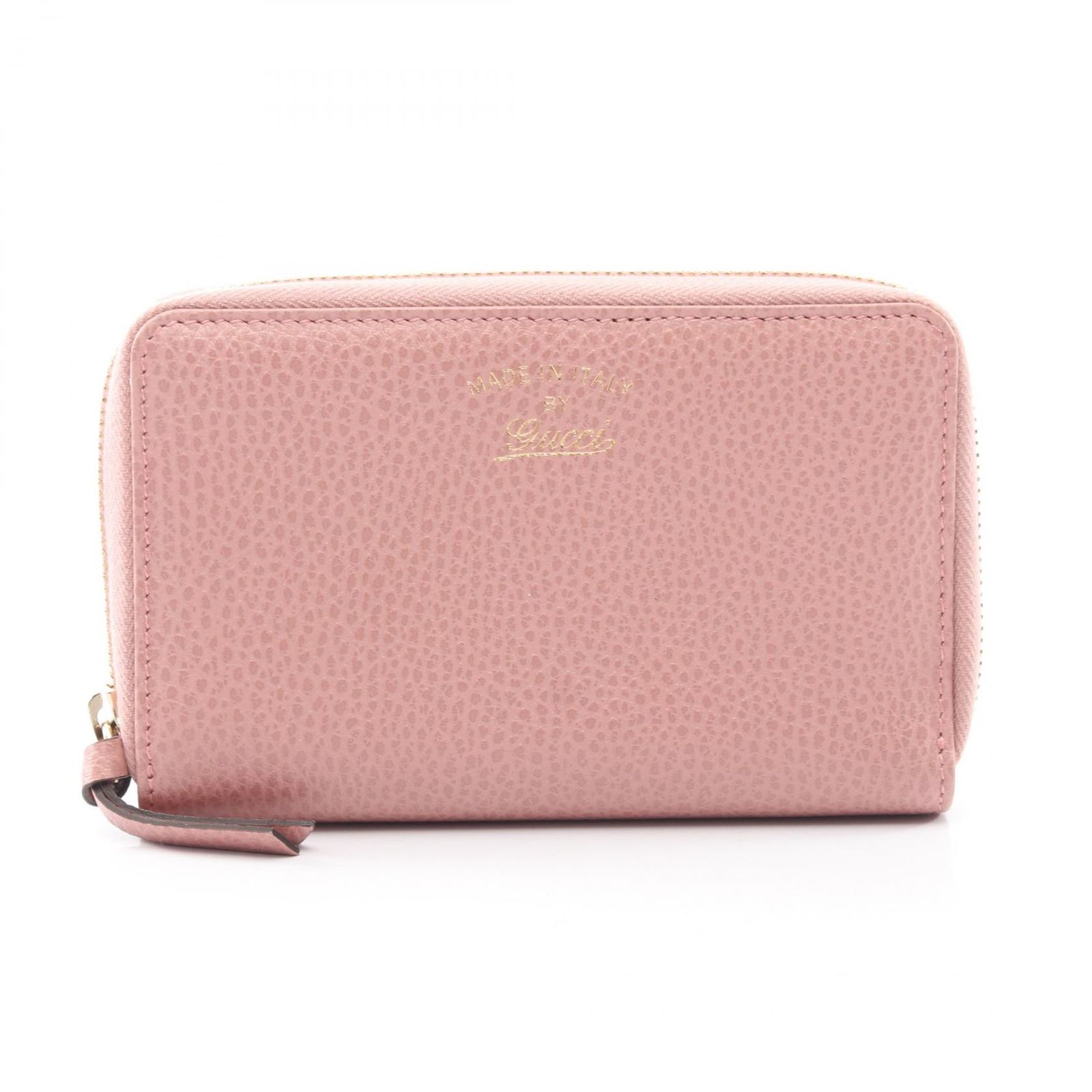 グッチ GUCCI ラウンド財布 スウィング 354497 ピンク レザー スウィング ラウンド長財布 レディース Used A
