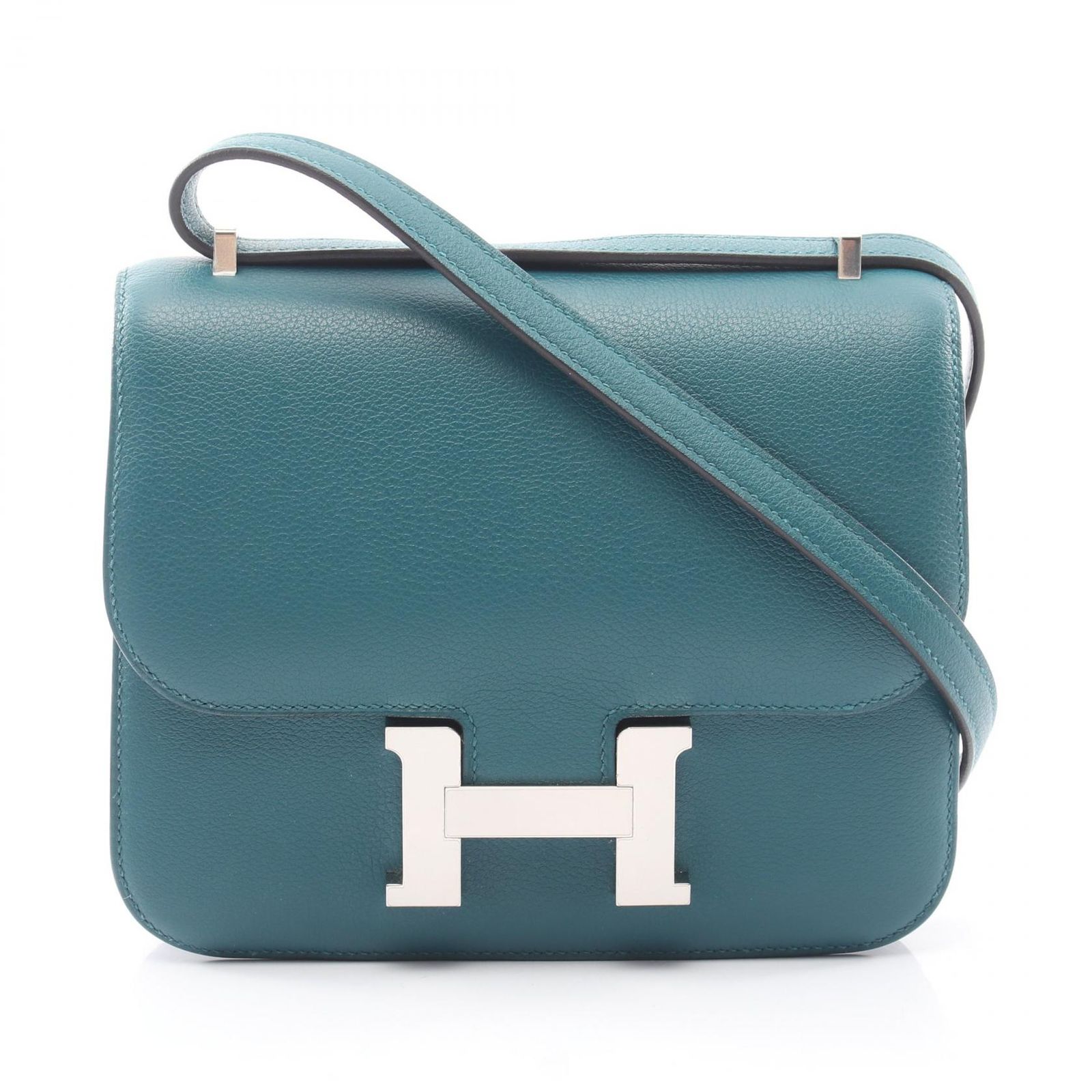 エルメス HERMES ショルダーバッグ コンスタンス3 ミニ ヴェールボスフォール レザー コンスタンス3ミニ ヴェールボスフォール レディース Used A
