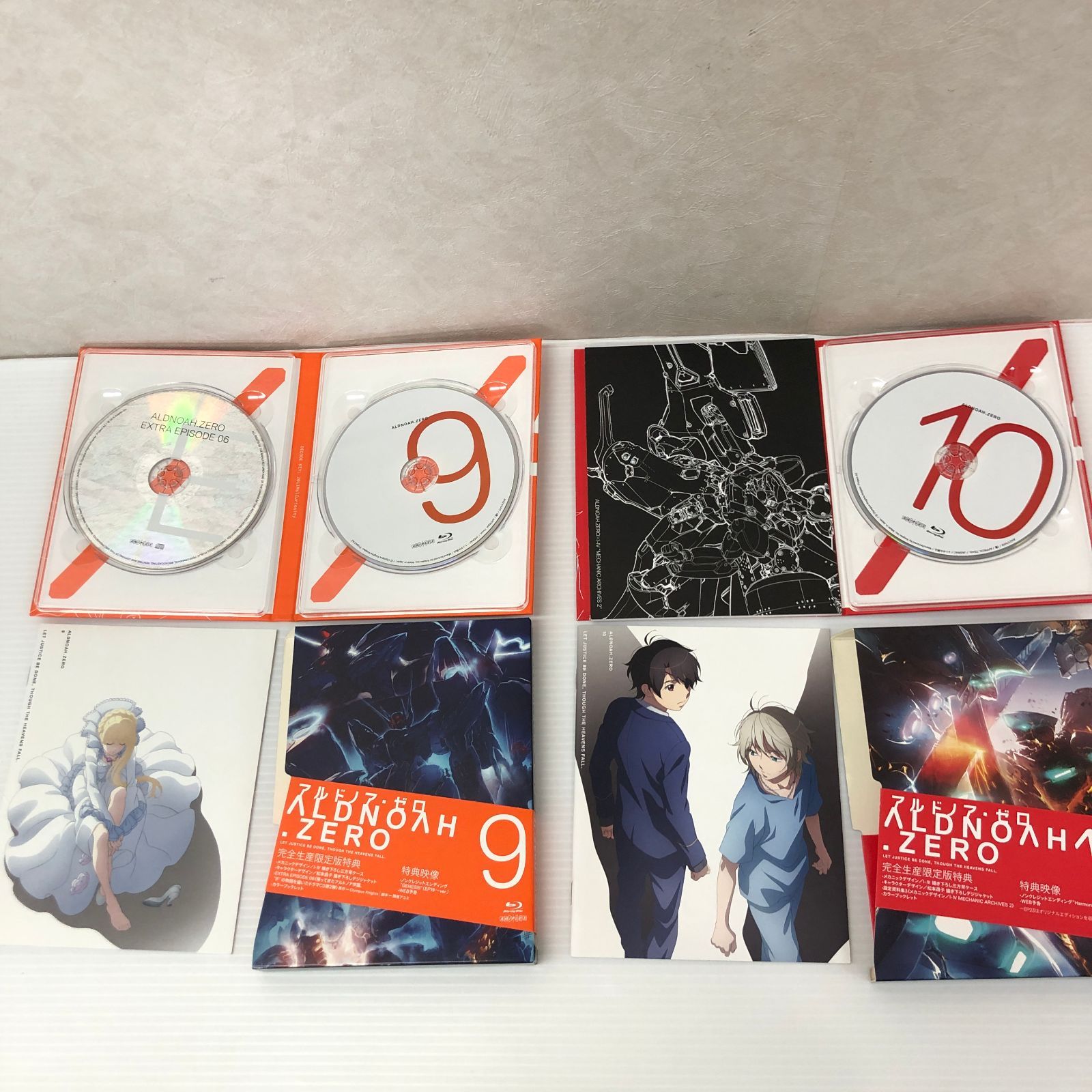 △アルドノア・ゼロ 完全生産限定版 全10巻セット Blu-ray 中古品