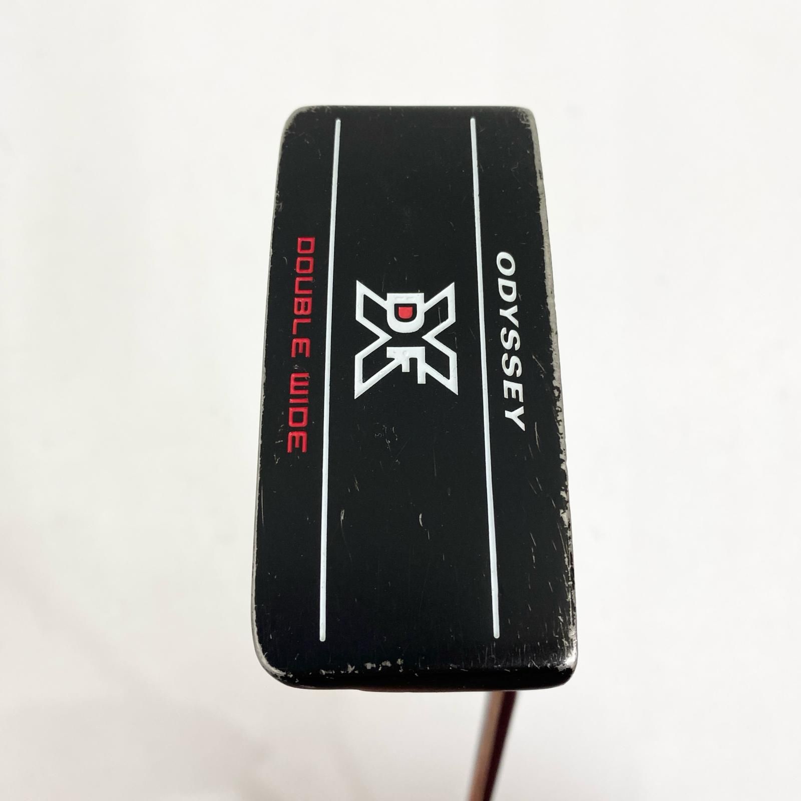 【加古川店】 中古 ODYSSEY | オデッセイ パター DFX DOUBLE WIDE(2021) 約33インチ ヘッドカバー付 シャフト長(in):約ソールトップからグリップエンドまで約33inch 【427】