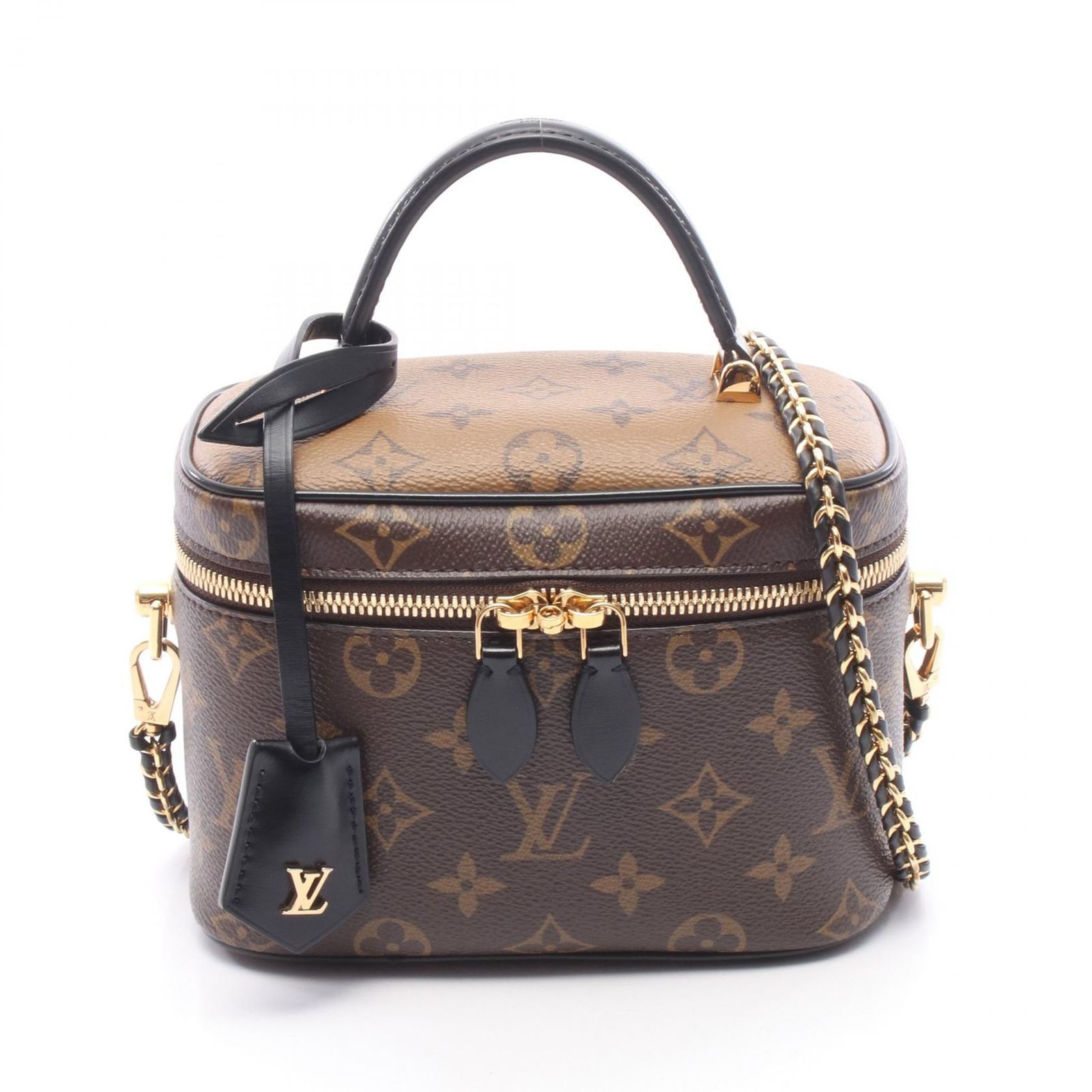 ルイ・ヴィトン LOUIS VUITTON ハンドバッグ ヴァニティ NV PM 2WAY M45165 PVCコーティングキャンバス レザー ヴァニティ NV PM レディース Used A
