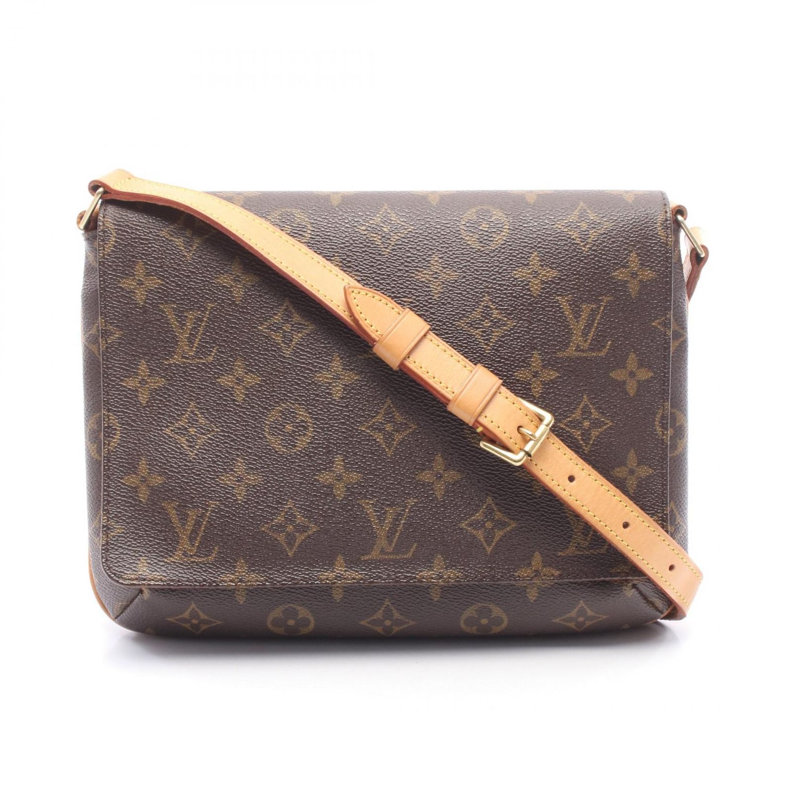 ルイ・ヴィトン LOUIS VUITTON ショルダーバッグ ミュゼットタンゴ ショートストラップ M51257 PVCコーティングキャンバス レザー ミュゼット・タンゴ ショート