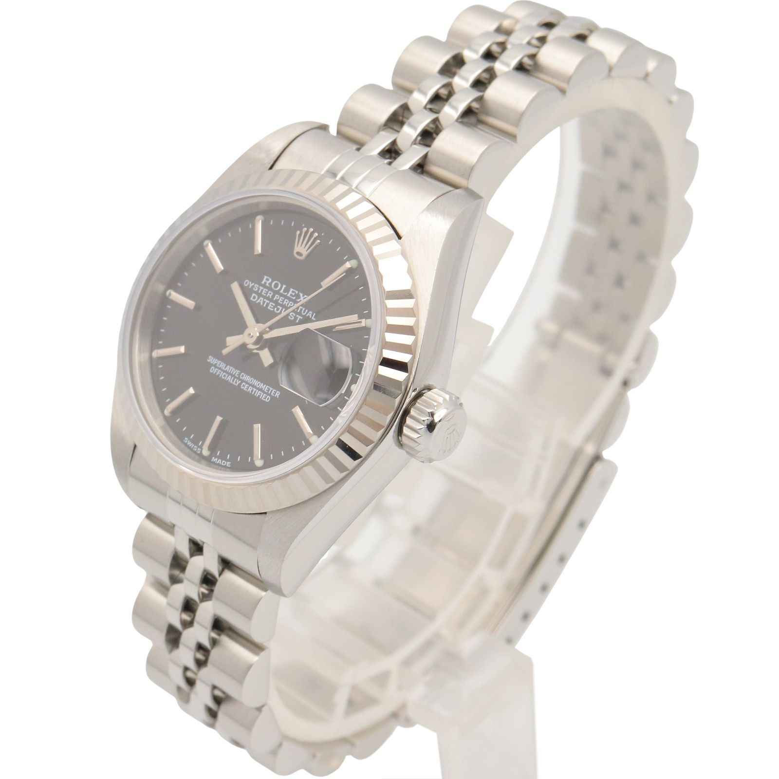 ロレックス ROLEX 腕時計 デイトジャスト T番 69174 BK/BA K18WG 