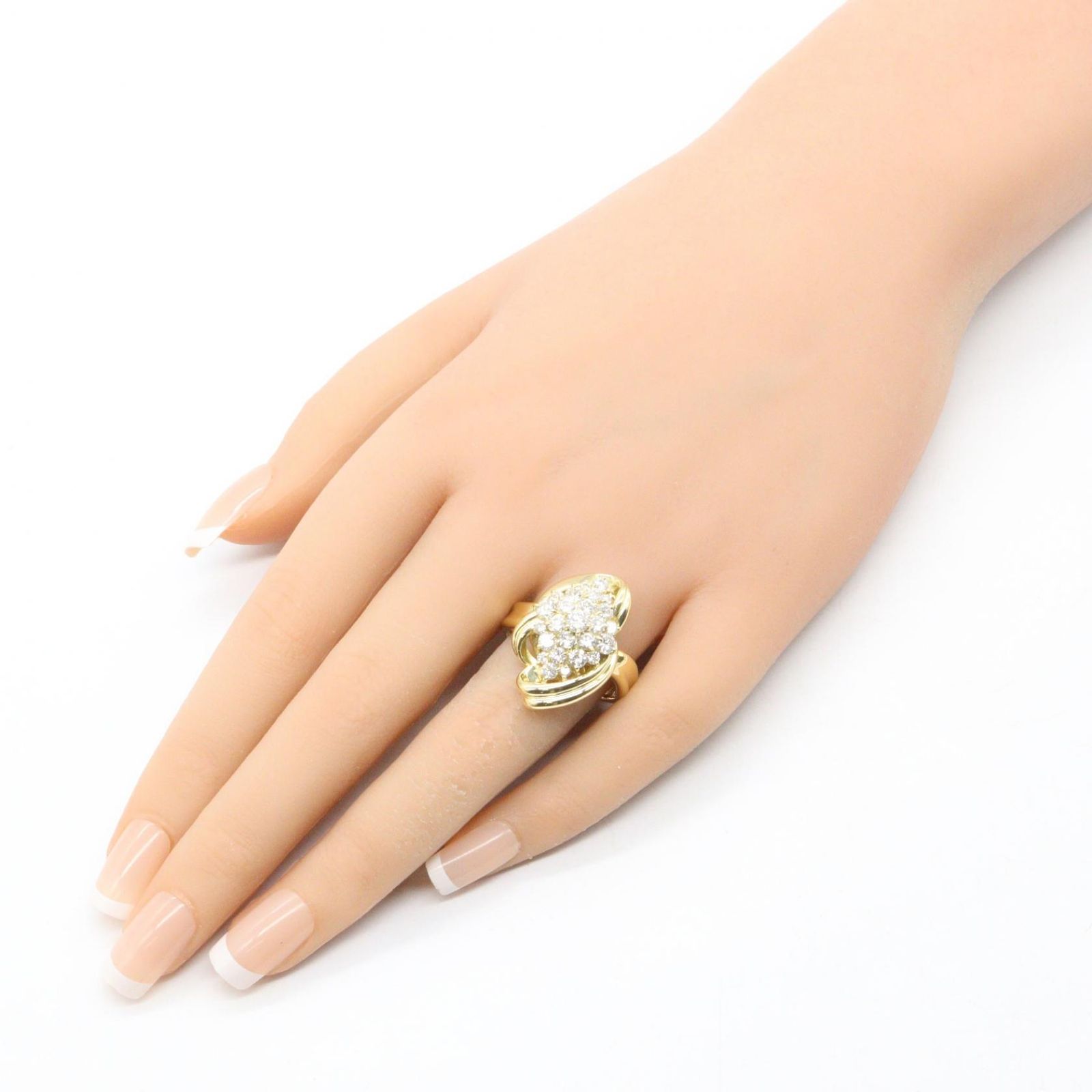 ジュエリー JEWELRY リング・指輪 ダイヤリング ﾀﾞｲﾔ 12.5g #19.5 K18 