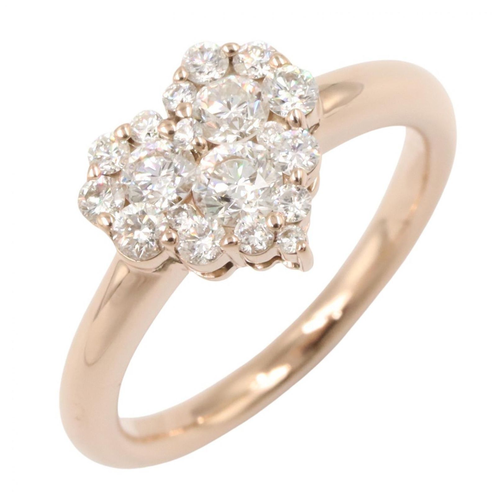 ジュエリー JEWELRY リング・指輪 ダイヤモンド リング ダイヤ 4.1g #9.5 K18PG(ピンクゴールド) ダイヤモンド ダイヤリング レディース Used A