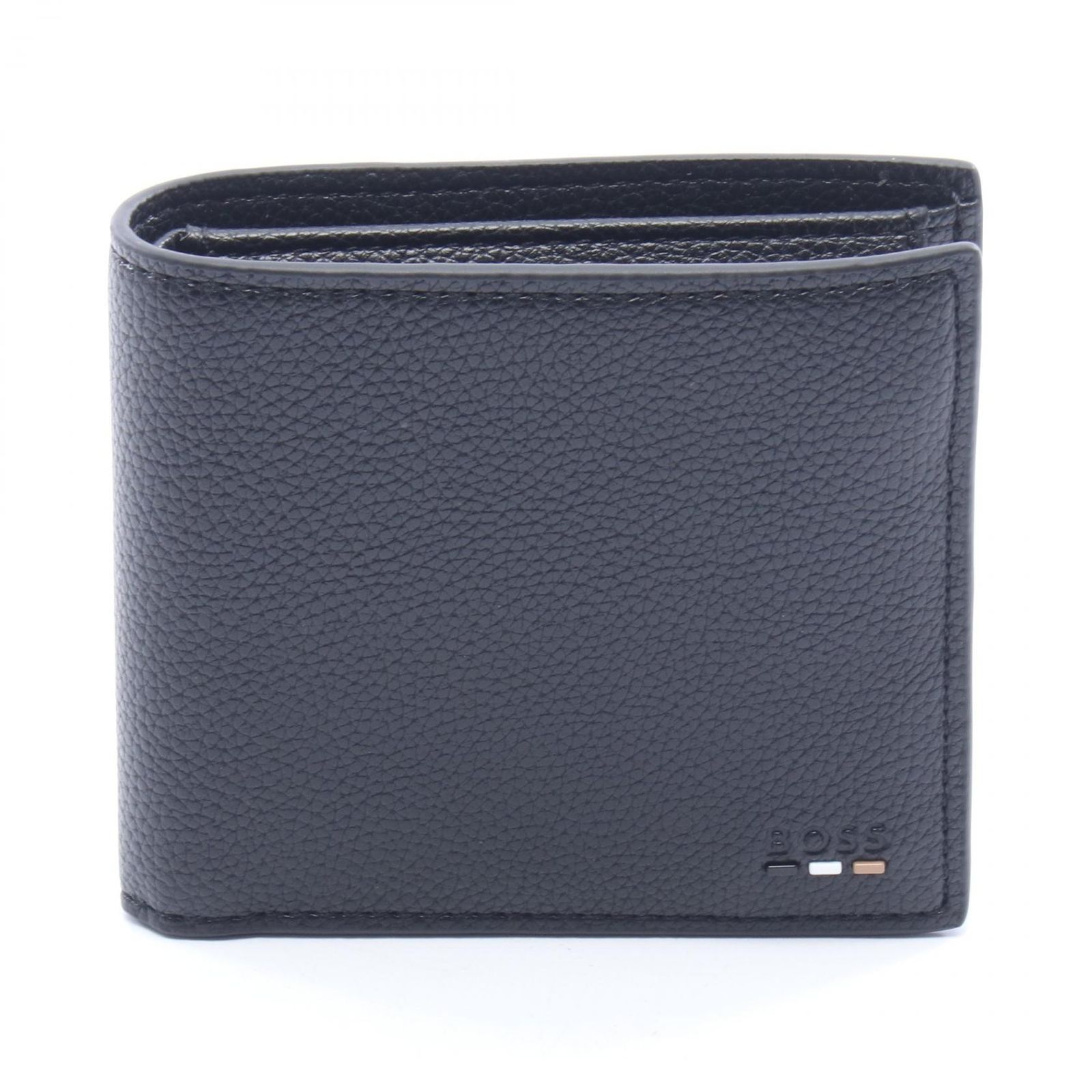 ヒューゴボス HUGO BOSS 二つ折り財布 50536511001 ブラック レザー 二つ折り財布 メンズ 新品