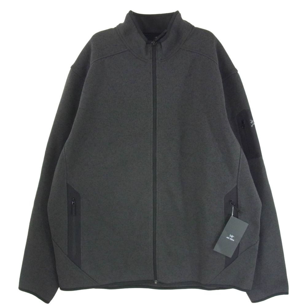ARC'TERYX アークテリクス X00001036101 Covert Cardigan M Black Heather II コバート カーディガン メンズ フリースジャケット グレー系 XL【新古品】【未使用】【中古】