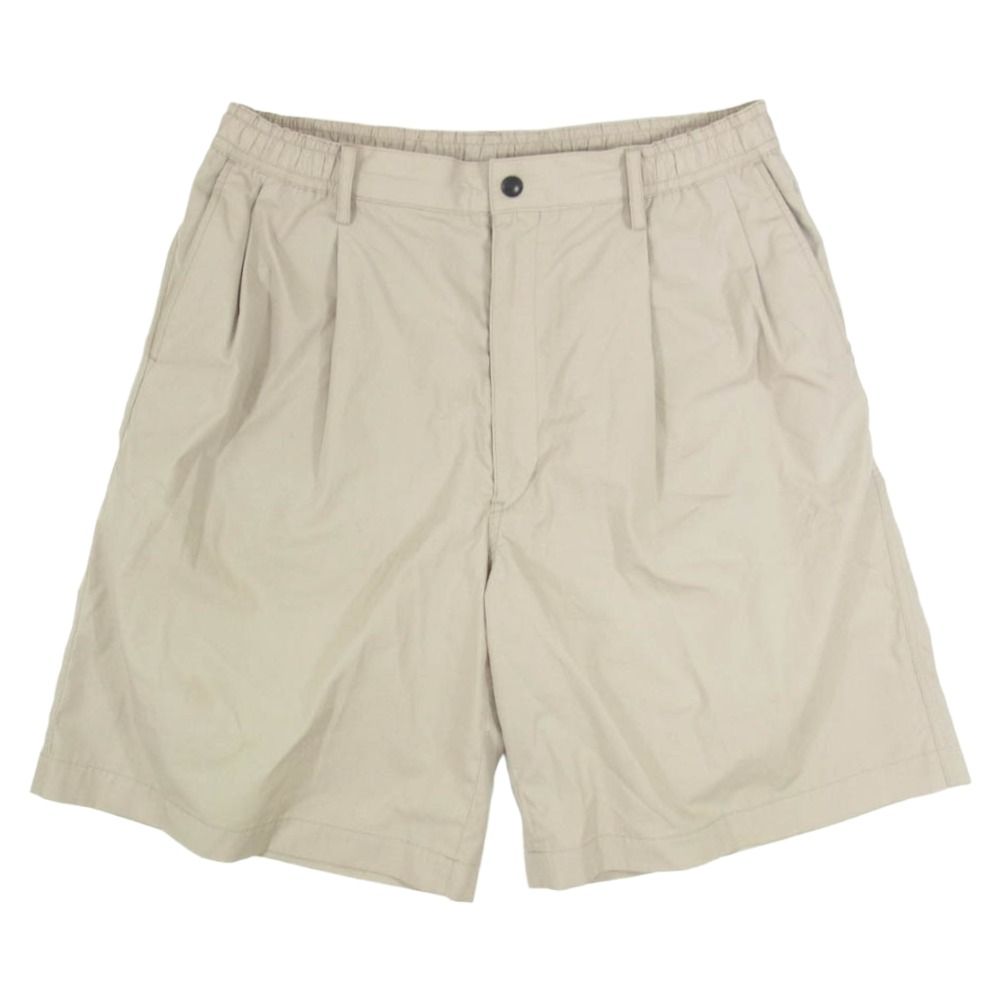 N.HOOLYWOOD エヌハリウッド 25SS 9251-CP50-005 TUCK HALF PANTS タック ハーフパンツ ショーツ ベージュ系 42【中古】