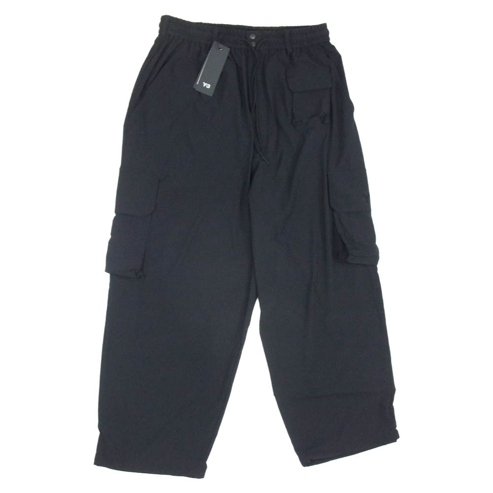 Y-3 Yohji Yamamoto ワイスリー ヨウジヤマモト 26SS KS7857 UT STRAIGHT PANTS ユーティリティー ストレート カーゴ パンツ ブラック系 M【美品】【中古】