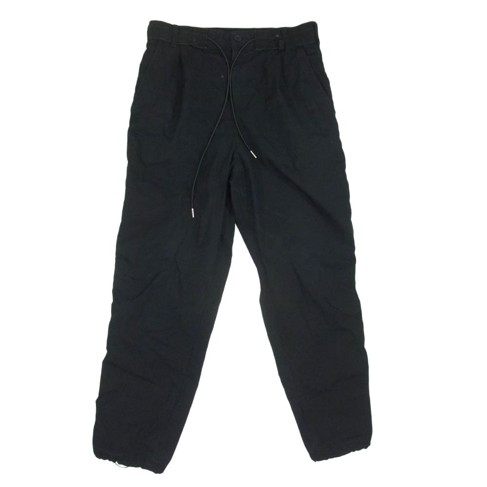 Sacai サカイ 21SS 21-02504M Suiting Pants ドローストリングス パンツ チノパンツ ブラック系 3【中古】