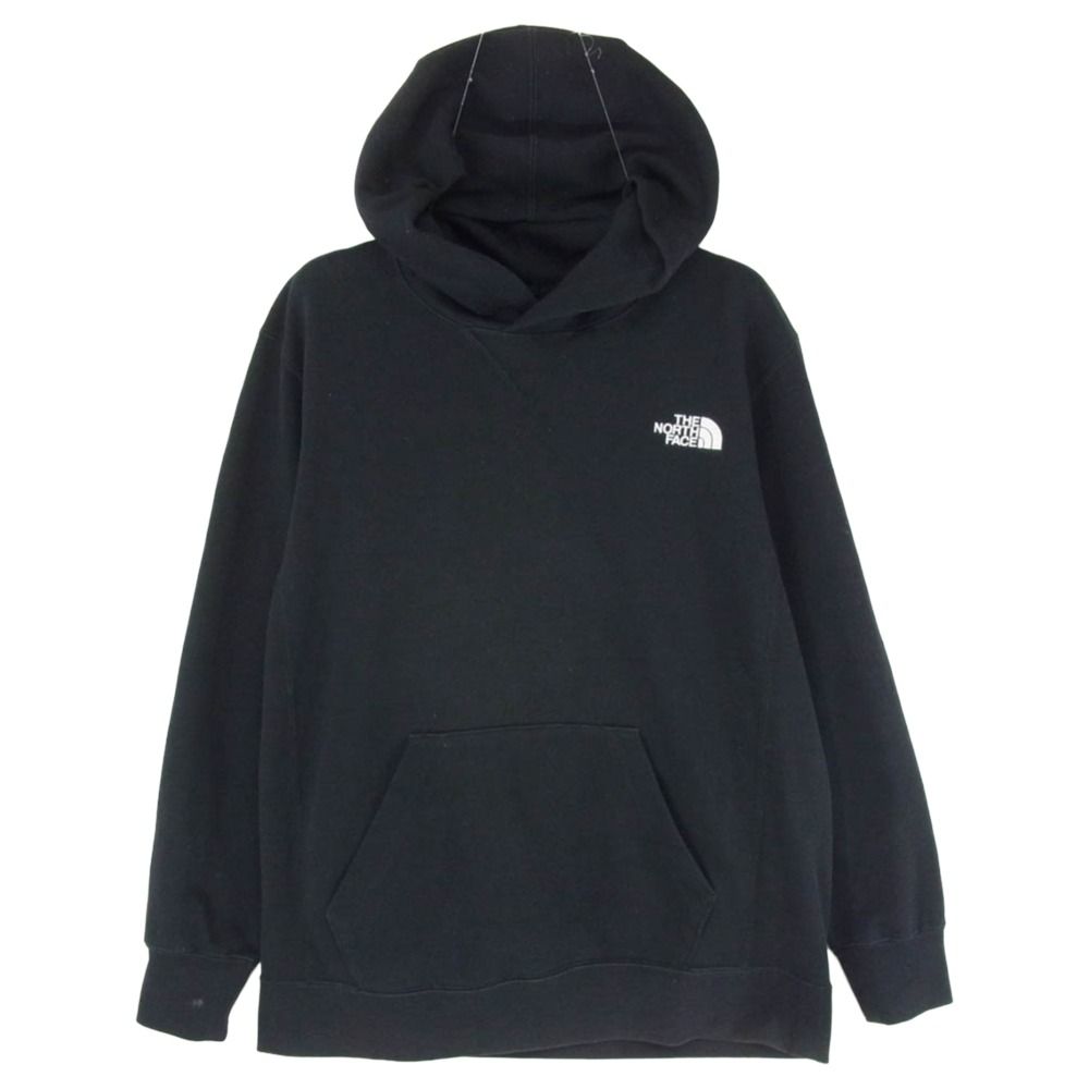 THE NORTH FACE ノースフェイス NT11953 SQUARE LOGO HOODIE スクエア ロゴ フーディ スウェット パーカー ブラック系 M【中古】