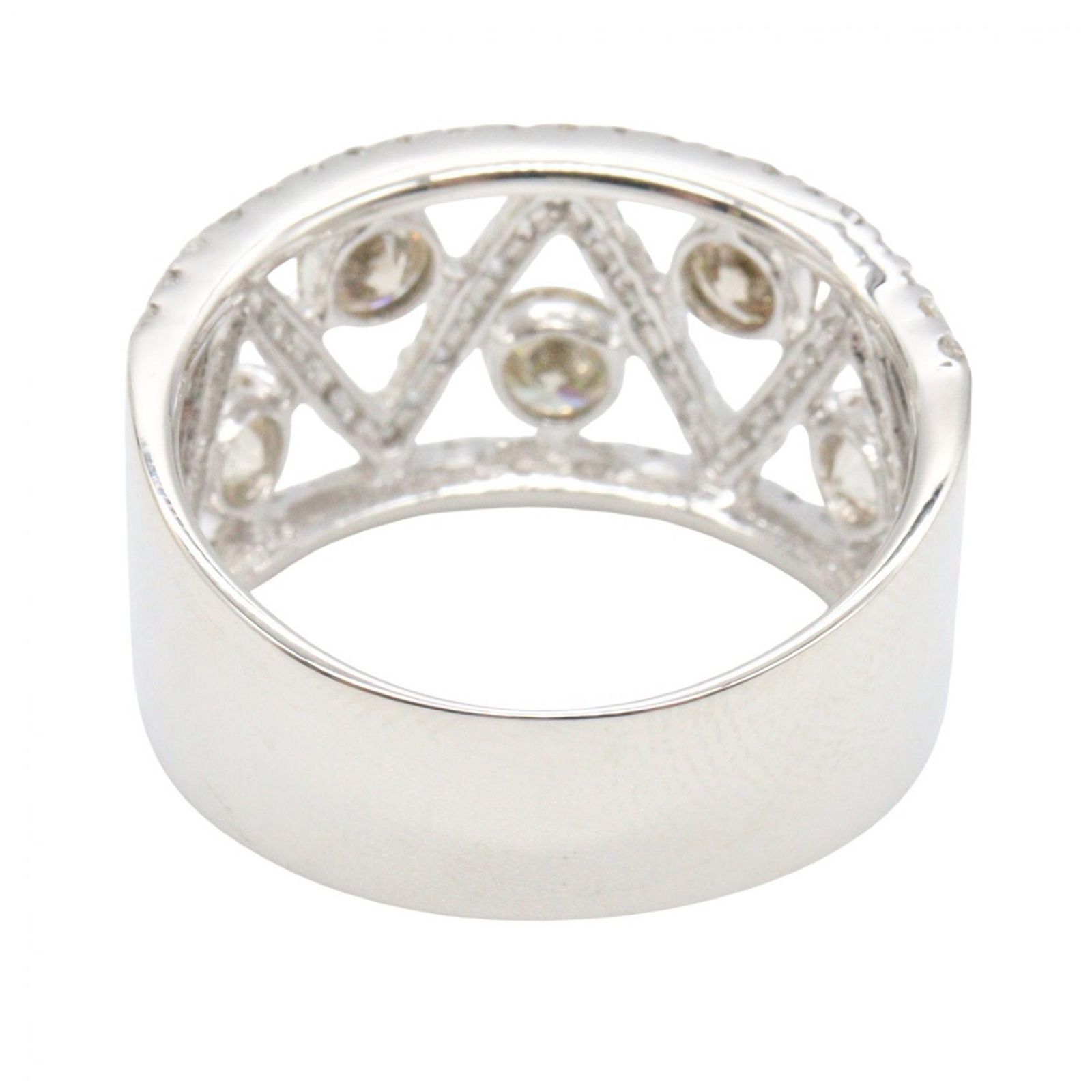 ジュエリー JEWELRY リング・指輪 ダイヤリング ﾀﾞｲﾔ 6.7g #13 K18WG 
