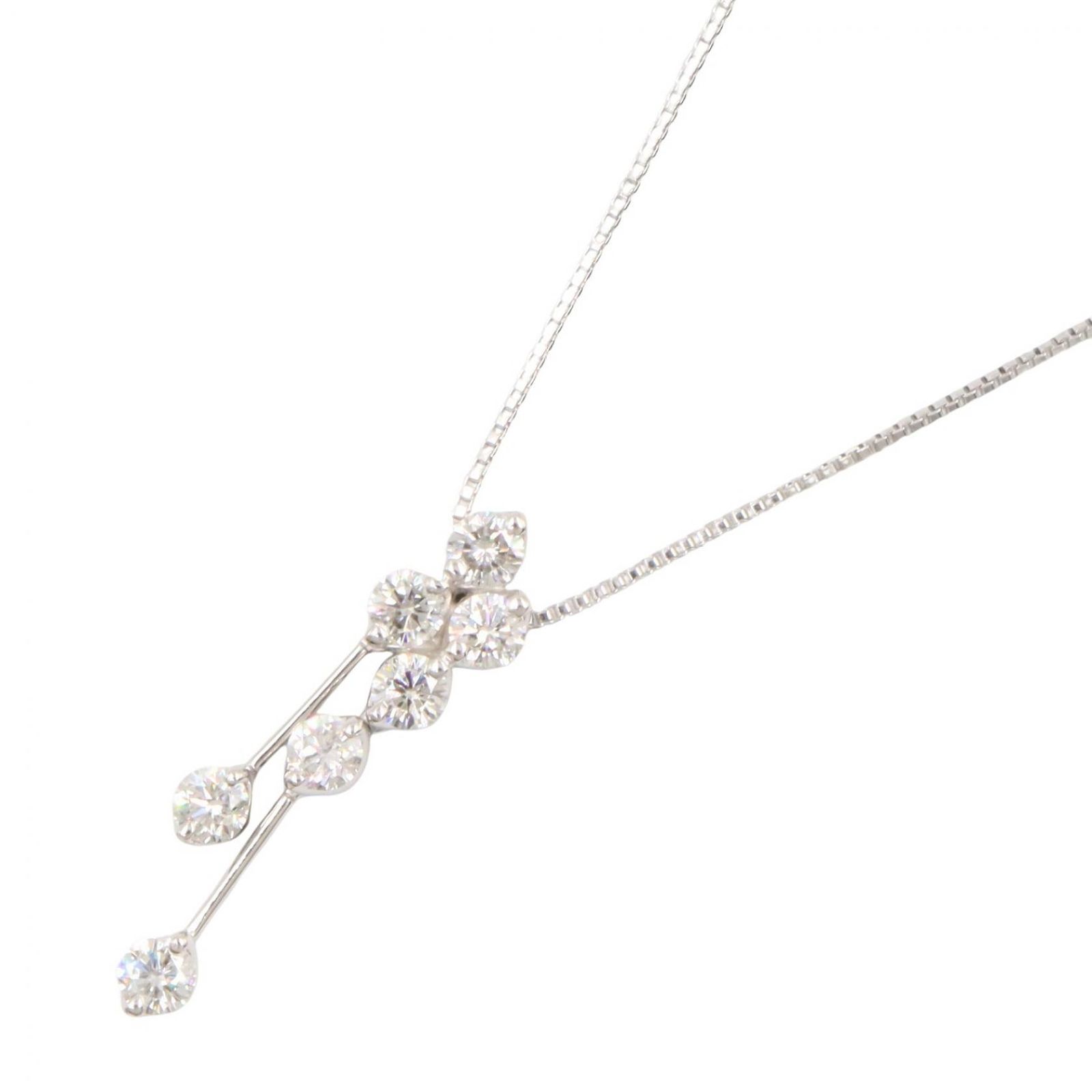 ジュエリー JEWELRY ネックレス ダイヤモンド ネックレス ﾀﾞｲﾔ 4.6g 首 