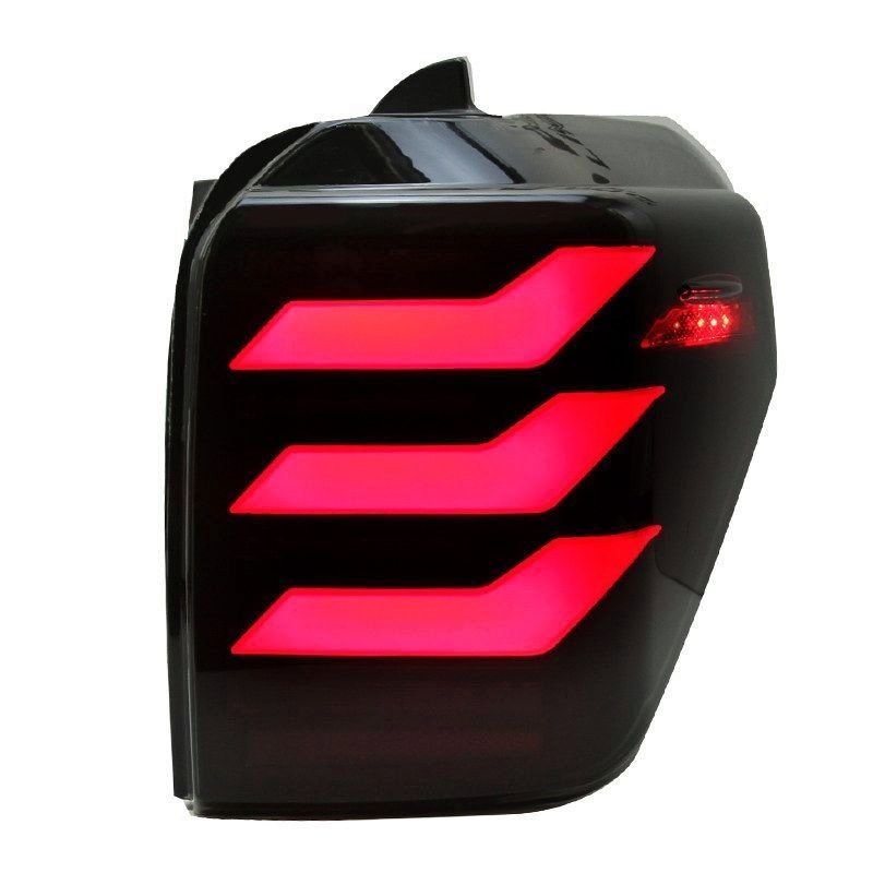 【送料無料】トヨタ フォーランナー 2013-2021 LEDテールランプユニット テールライトアセンブリー LEDポジションランプ LEDブレーキランプ LEDバックランプ シーケンシャルウインカー リアライト 外装カスタムパーツ ドレスアップ 左右セット