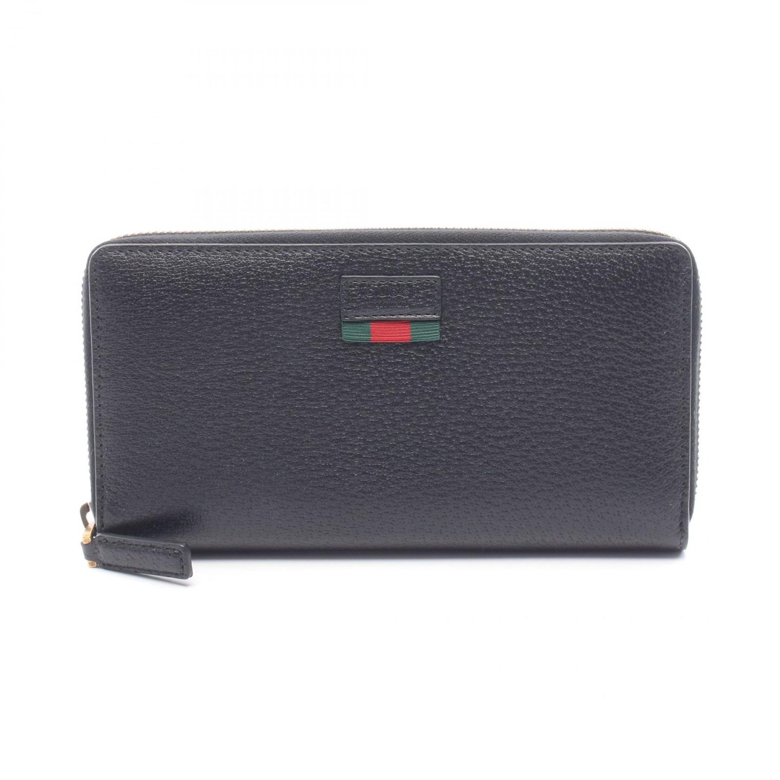 グッチ GUCCI ラウンド長財布 シェリーライン 435298 ブラック レザー
