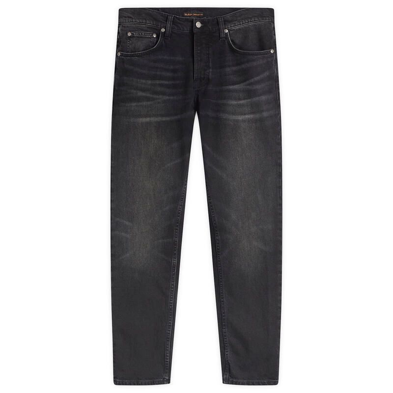 ヌーディージーンズ メンズ ボトムス デニムパンツ ストレート Nudie Jeans Co Solid Ollie Straight Leg Jeans Black Force ブラック