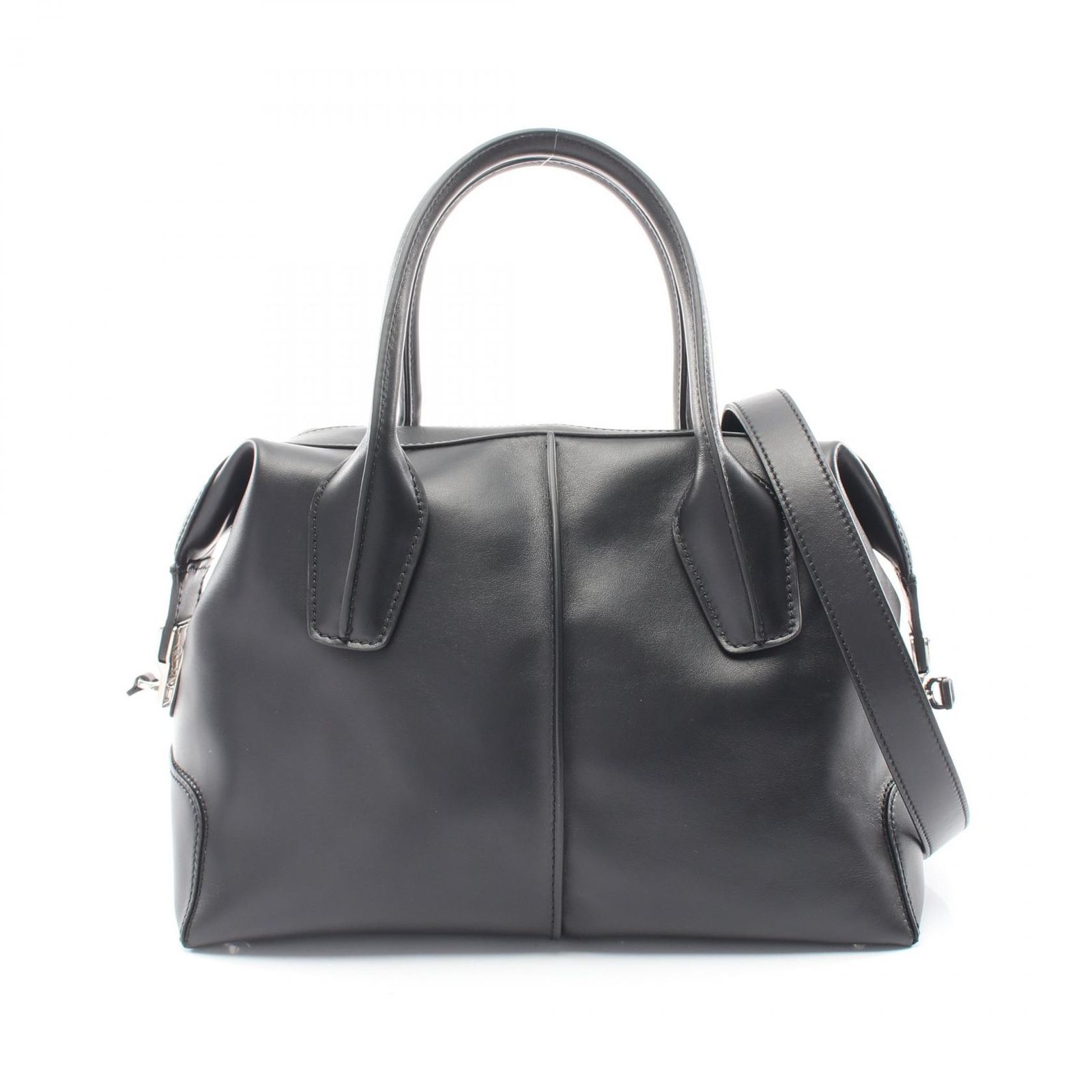 トッズ TOD'S ハンドバッグ D-STYLING BAULETTO 2WAY ブラック レザー D-STYLING BAULETTO ハンドバッグ レディース Used A