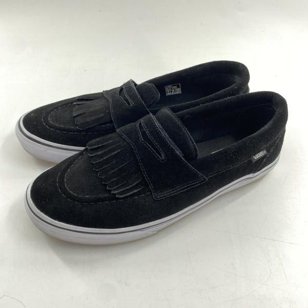 【中古】VANS ローファー 28.5cm V196CF 632284-0002 ブラック ヴァンズ[10]