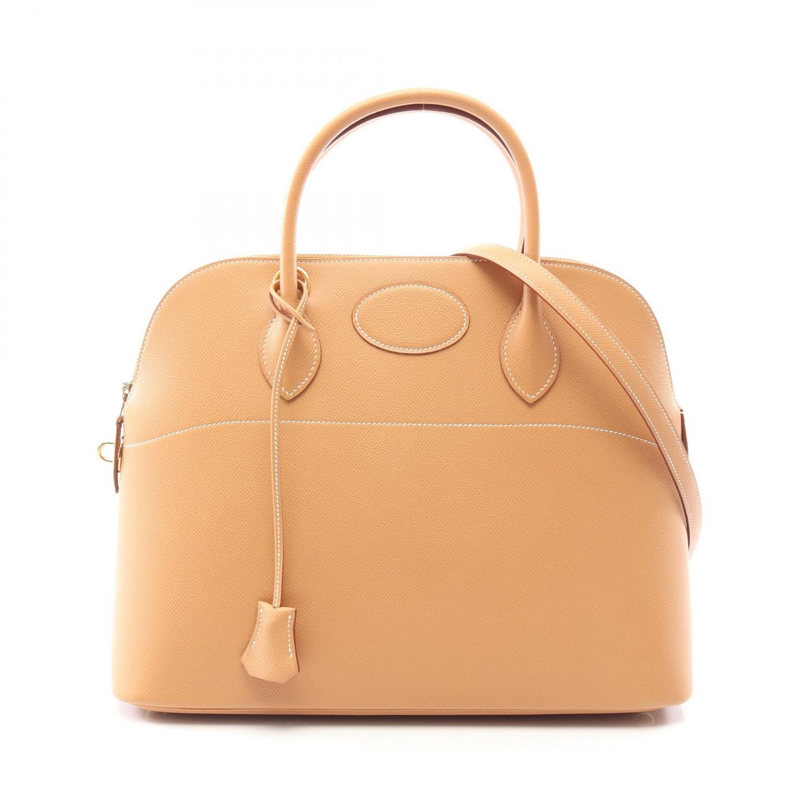 エルメス HERMES ハンドバッグ ボリード35 2WAY ナチュラル レザー ボリード35 ナチュラル レディース Used A