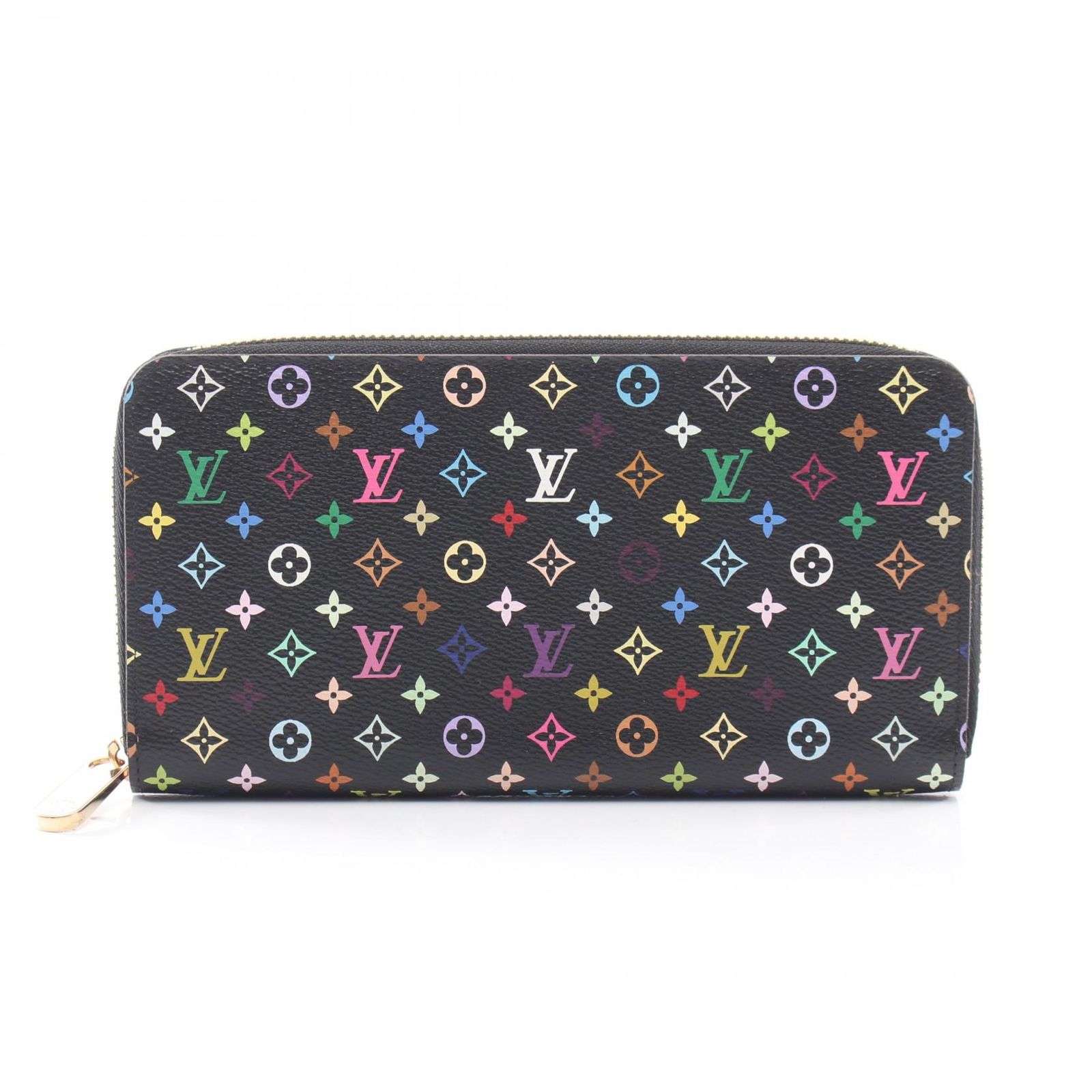 ルイ・ヴィトン LOUIS VUITTON ラウンド長財布 ジッピーウォレット M60243 ノワール/グルナード キャンバス ジッピー・ウォレット レディース Used A